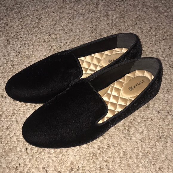 Birdies Shoes - EUC Velvet Black Birdies